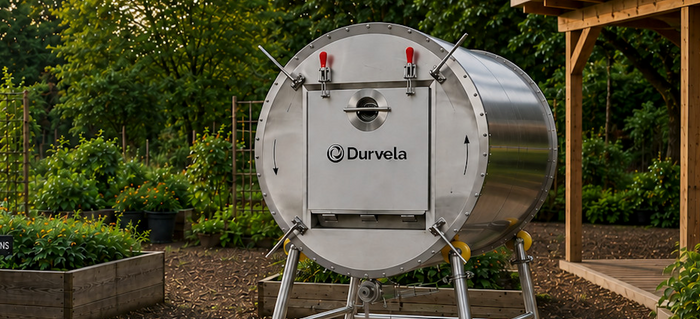 durvela sealed drum composter