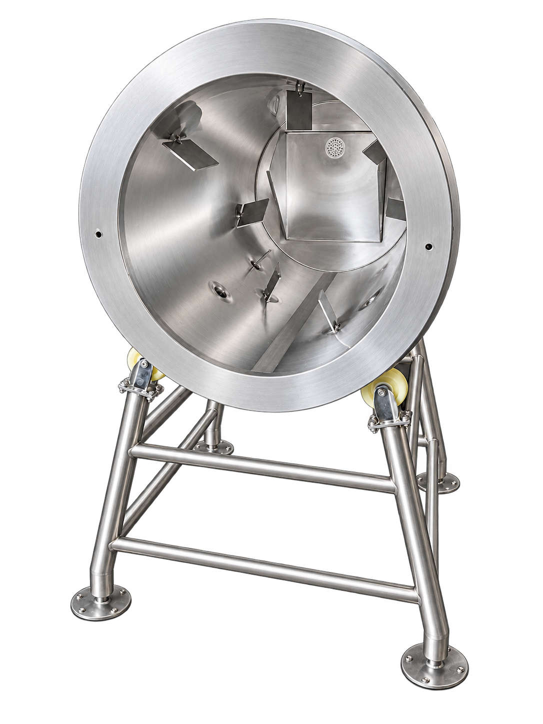 Mechanical mixing paddles